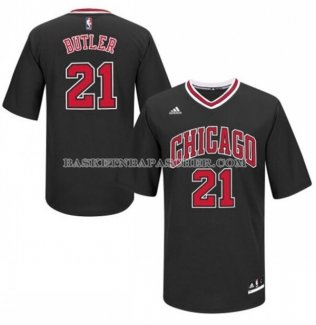 Maillot Manche Courte Chicago Bulls Butler Noir
