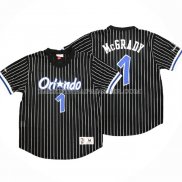 Maillot Manche Courte Orlando Magic Tracy McGrady NO 1 Noir