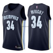 Maillot Memphis Grizzlies Brandan Wright Icon 2017-18 Bleu