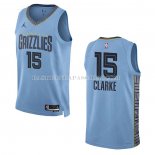 Maillot Memphis Grizzlies Brandon Clarke NO 15 Statement 2022-23 Bleu