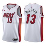 Maillot Miami Heat Bam Adebayo Association 2017-18 Blanc