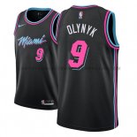 Maillot Miami Heat Kelly Olynyk Ciudad 2018-19 Noir