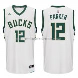 Maillot Milwaukee Bucks Parker Blanc