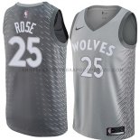 Maillot Minnesota Timberwolves Derrick Rose Ciudad 2018 Gris