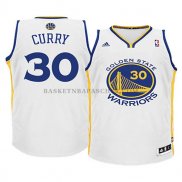 Maillot NBA Enfant Golden State Warriors Curry Blanc