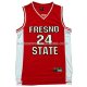 Maillot NCAA California State University Fresno George Rouge