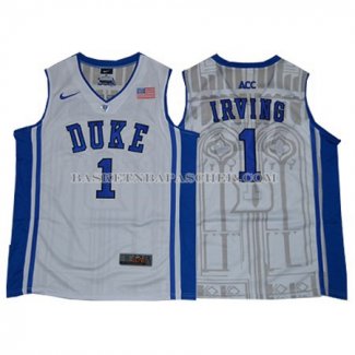 Maillot NCAA Duke Blue Devils Kyrie Irving Blanc