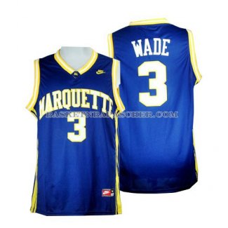 Maillot NCAA Marquette Golden Eagles Dwyane Wade Bleu