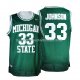 Maillot NCAA Retro Michigan State Spartans Johnson Vert