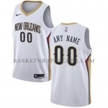 Maillot New Orleans Pelicans Personnalise 2017-18 Blanc
