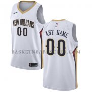 Maillot New Orleans Pelicans Personnalise 2017-18 Blanc