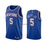 Maillot New York Knicks Dennis Smith Jr. Statement 2020-21 Bleu