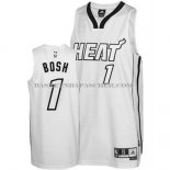 Maillot Noel Miami Heat Bosh 2012 Blanc