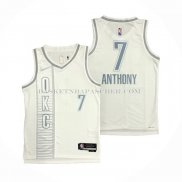 Maillot Oklahoma City Thunder Carmelo Anthony NO 7 Ville 2021-22 Blanc