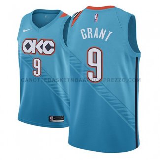 Maillot Oklahoma City Thunder Jerami Grant Ciudad 2018-19 Bleu