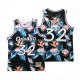 Maillot Orlando Magic Shaquille O'neal No 32 Floral Fashion Noir