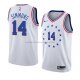 Maillot Philadelphia 76ers Jonathon Simmons Earned 2018-19 Blanc