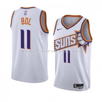 Maillot Phoenix Suns Bol Bol NO 11 Association 2023-24 Blanc