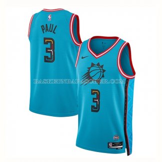 Maillot Phoenix Suns Chris Paul NO 3 Ville 2022-23 Bleu