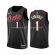 Maillot Portland Trail Blazers Anfernee Simons NO 1 Ville 2023-24 Noir