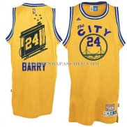 Maillot Retro City Bus Golden State Warriors Barry Jaune