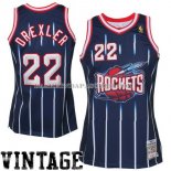 Maillot Retro Houston Rockets Drexler Bleu Maillot Retro Houston Rockets Drexler Bleu