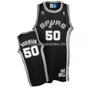Maillot Retro San Antonio Spurs Robinson Noir