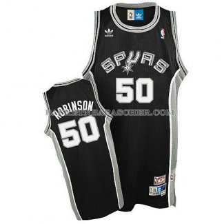 Maillot Retro San Antonio Spurs Robinson Noir