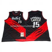 Maillot Retro Toronto Raptors Carter Noir Rouge