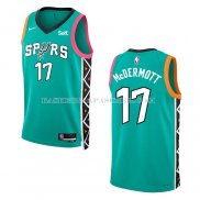 Maillot San Antonio Spurs Doug Mcdermott NO 17 Ville 2022-23 Vert