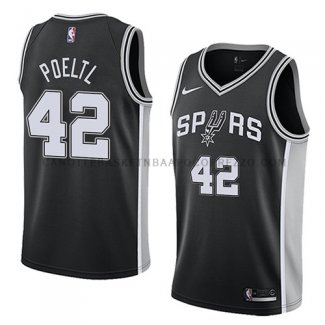 Maillot San Antonio Spurs Jakob Poeltl Icon 2018 Noir