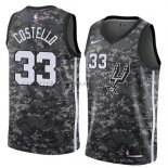 Maillot San Antonio Spurs Matt Costello Ciudad 2018 Gris