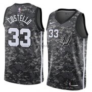 Maillot San Antonio Spurs Matt Costello Ciudad 2018 Gris