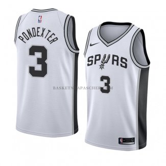 Maillot San Antonio Spurs Quincy Pondexter Association 2018 Blan