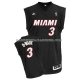 Maillot Surnom Miami Heat D-Wade Noir