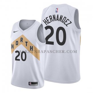 Maillot Tornto Raptors Dewan Hernandez Ville Blanc