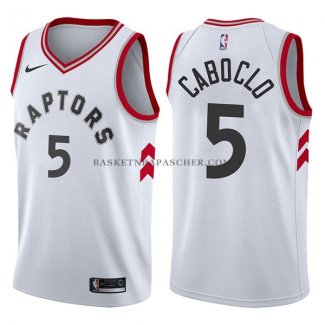 Maillot Toronto Raptors Bruno Caboclo Association 2017-18 Blanc