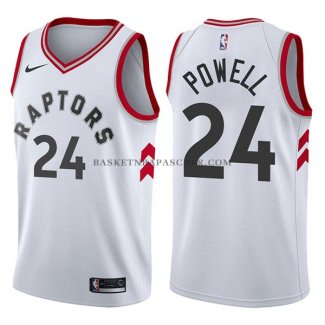 Maillot Toronto Raptors Norman Powell Association 2017-18 Blanc