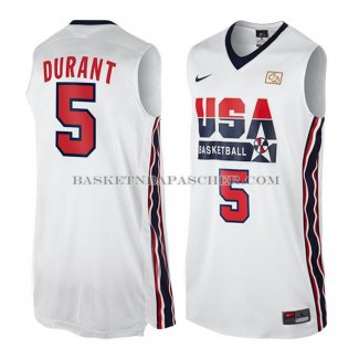 Maillot USA 1992 Durant Blanc