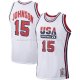 Maillot USA 1992 James Johnson NO 15 Blanc