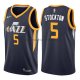 Maillot Utah Jazz David Stockton Icon 2017-18 Bleu
