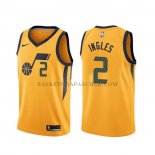 Maillot Utah Jazz Joe Ingles Statement Jaune Maillot Utah Jazz Joe Ingles Statement Jaune