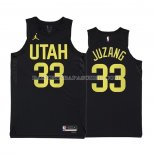 Maillot Utah Jazz Johnny Juzang NO 33 Statement 2022-23 Noir