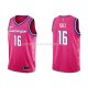 Maillot Washington Wizards Anthony Gill NO 16 Ville 2022-23 Rosa
