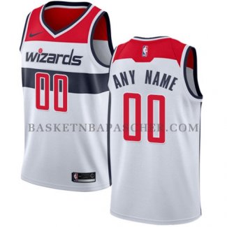 Maillot Washington Wizards Personnalise 2017-18 Blanc