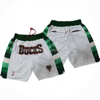 Short Milwaukee Bucks Blanc