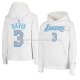 Veste a Capuche Los Angeles Lakers Anthony Davis Ville Blanc