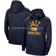 Veste a Capuche Utah Jazz Performance Practice 2021-22 Bleu