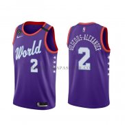 Maillot 2020 Rising Star Shai Gilgeous-alexander Oklahoma World Volet