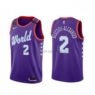 Maillot 2020 Rising Star Shai Gilgeous-alexander Oklahoma World Volet